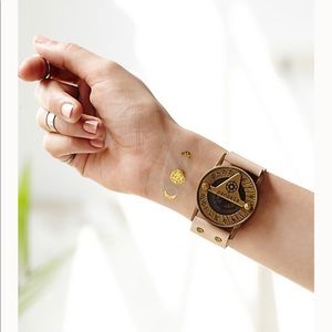Sun dial cuff- free people